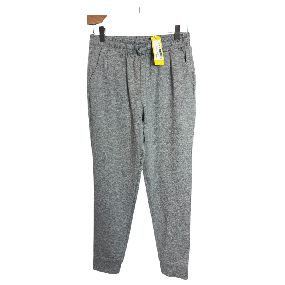 We Wander Kids Gray Heather Jogger Sweatpants XL 16-18 Spandex Drawstring Waist